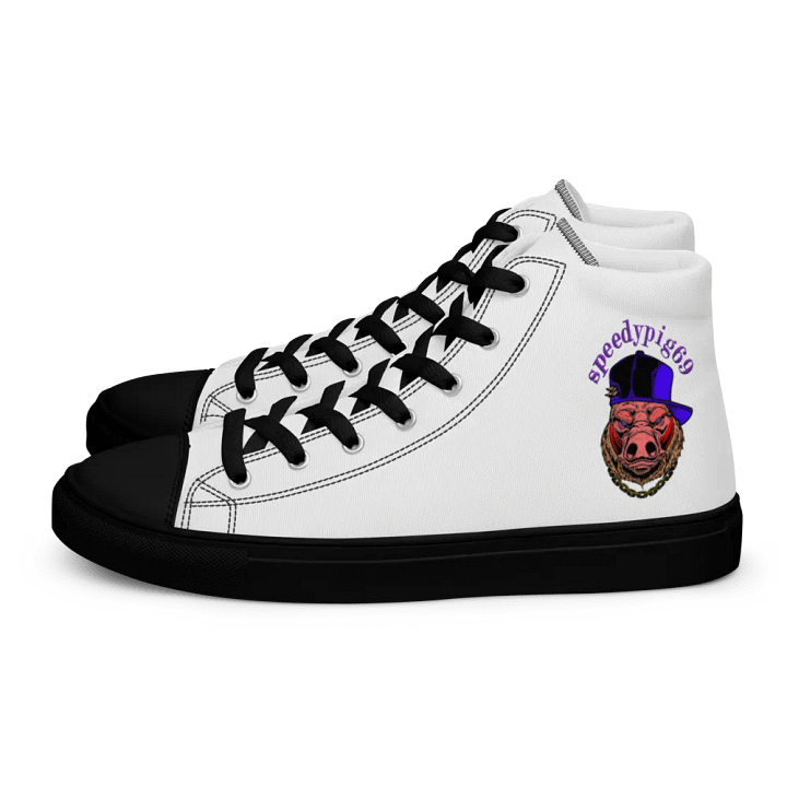 I Support Speedypig69 Dapper Piglet High Tops product image (1)