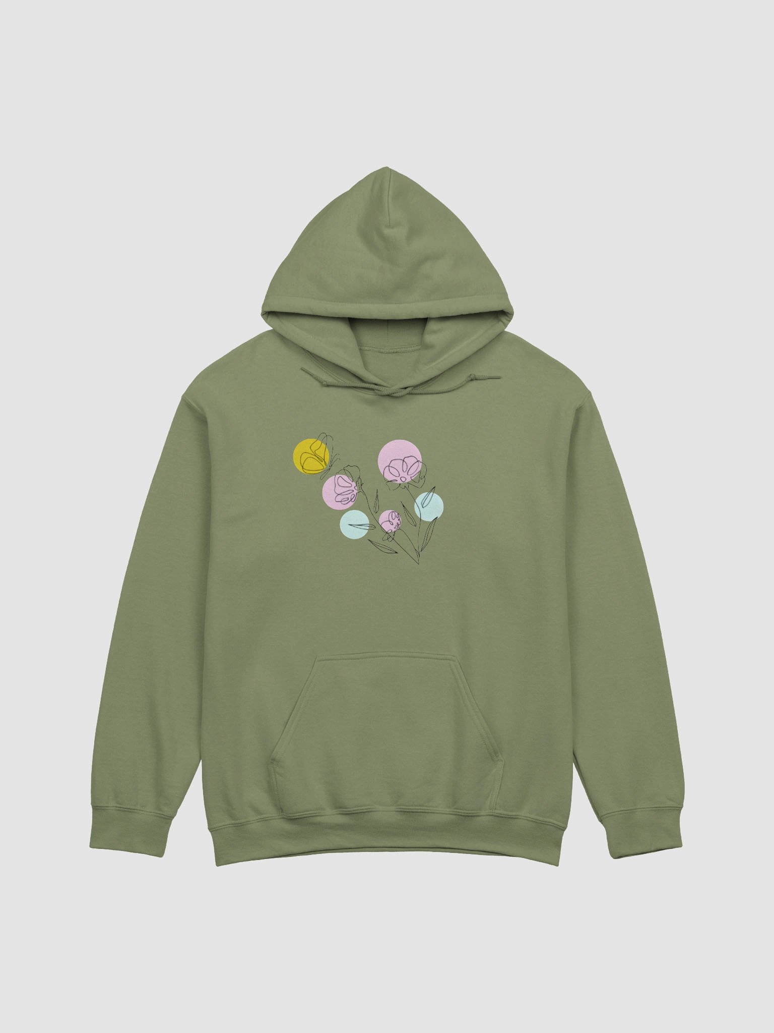Botanical Bubbles Tee Hoodie product image (17)