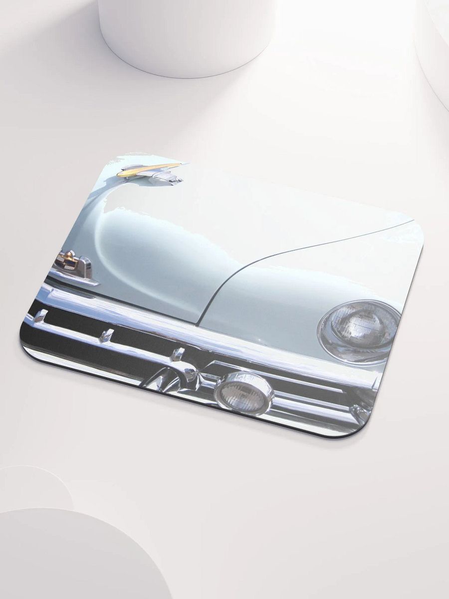 White Hot Vintage Car Mouse Pad product image (3)