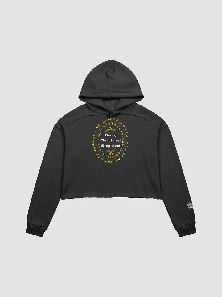Step Bro Christmas Cropped Hoodie - Orange product image (1)