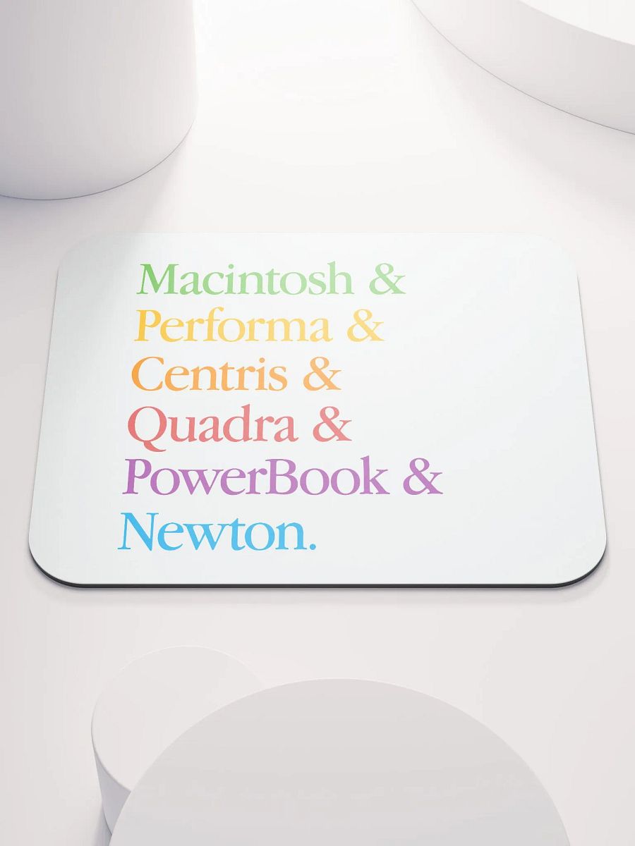 1993 Lineup White Mouse Pad product image (1)