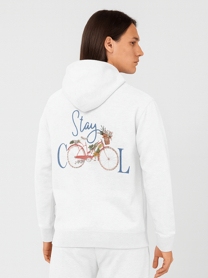 Stay Cool Floral Bicycle Hoodie product image (1)