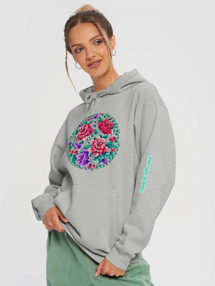 Tropical Vibes Premium Hoodie | AI Design Bungville product image (1)