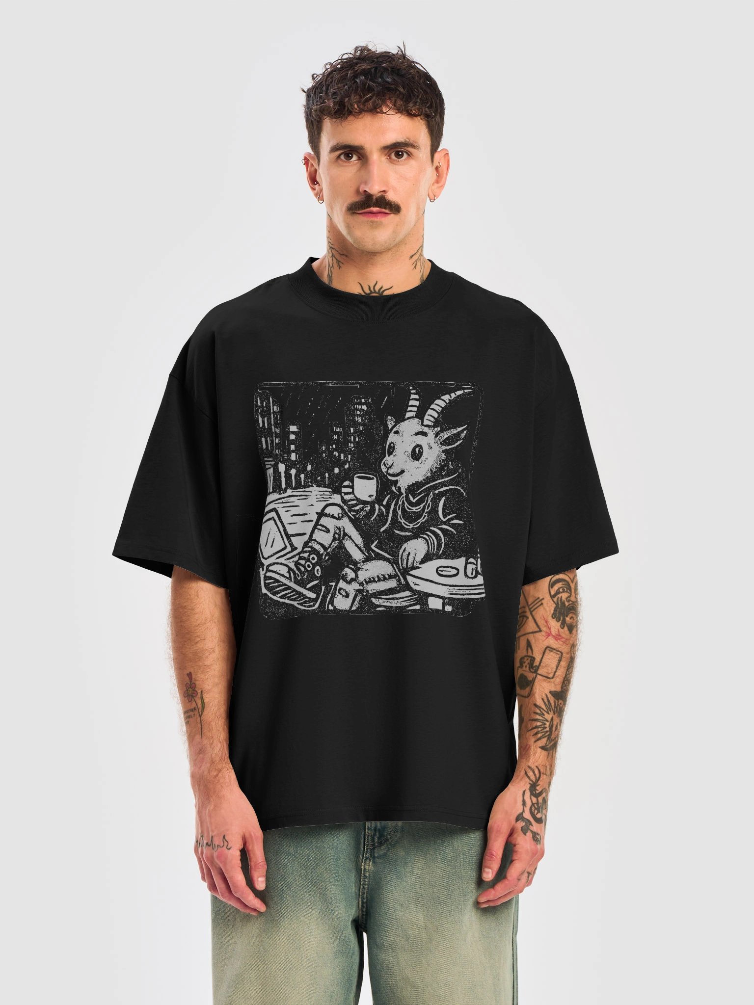 Baphaboo Satan & Coffee Letter Logo on Back product image (5)