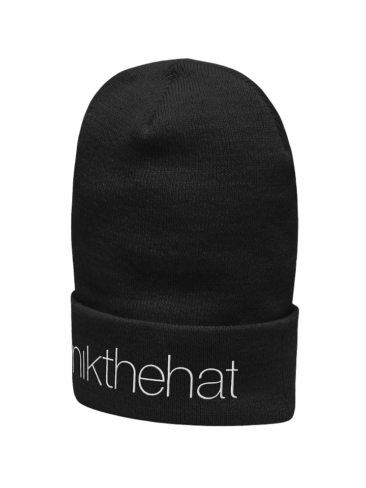 Embroidered Yupoong Cuffed Beanie • nik the hat product image (2)