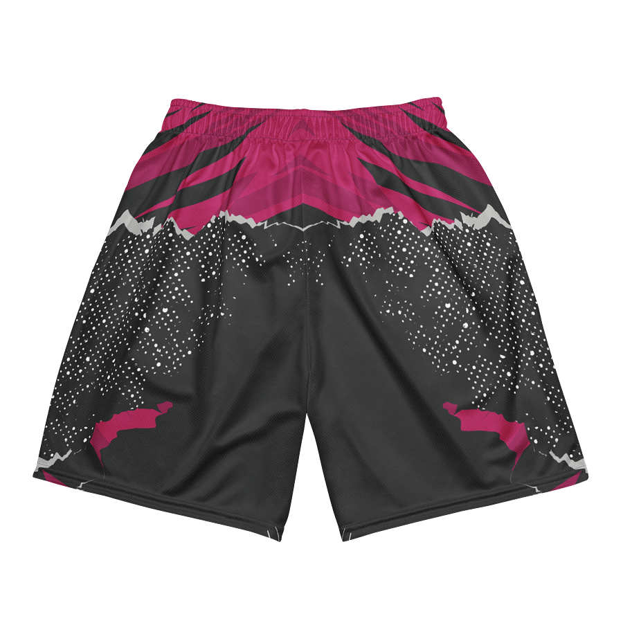 Purple Flash | Recycled Unisex Mesh Shorts product image (6)