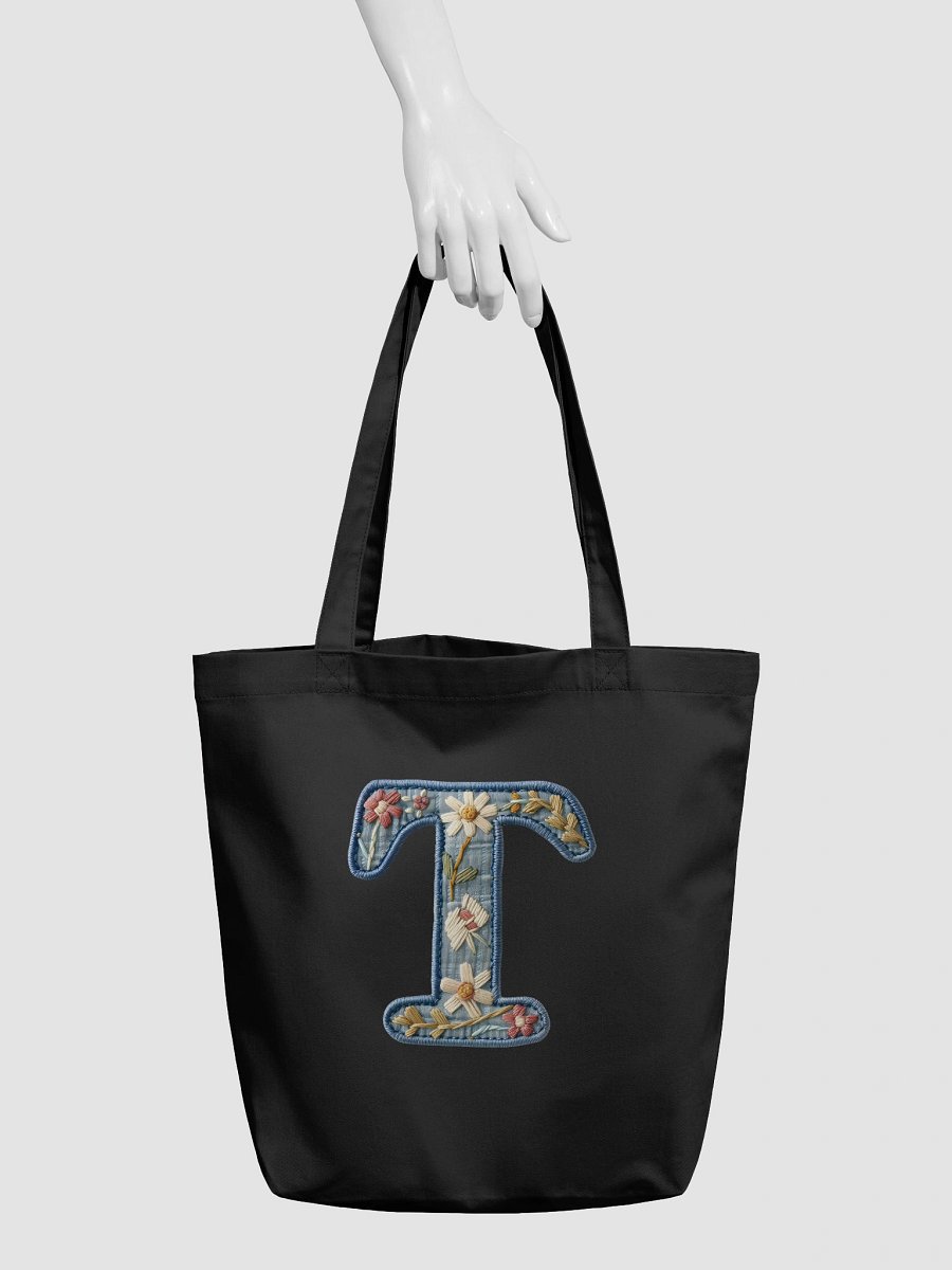 T is for Timeless – Floral Embroidered Tote product image (6)