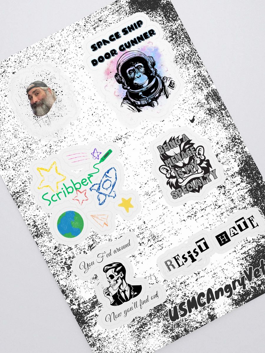 McAngry Sticker Sheet product image (1)