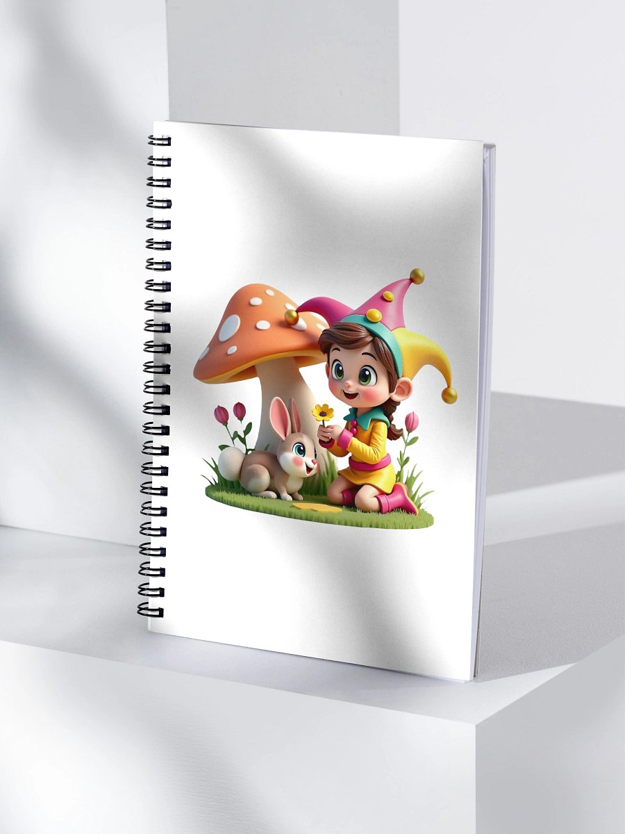 JessyJesty “Hopsie” Bunny Spiral Notebook product image (4)
