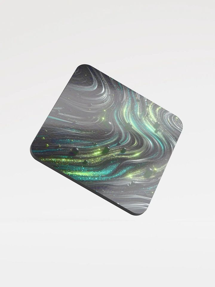 Cosmic Fluidity Cork Coaster product image (1)