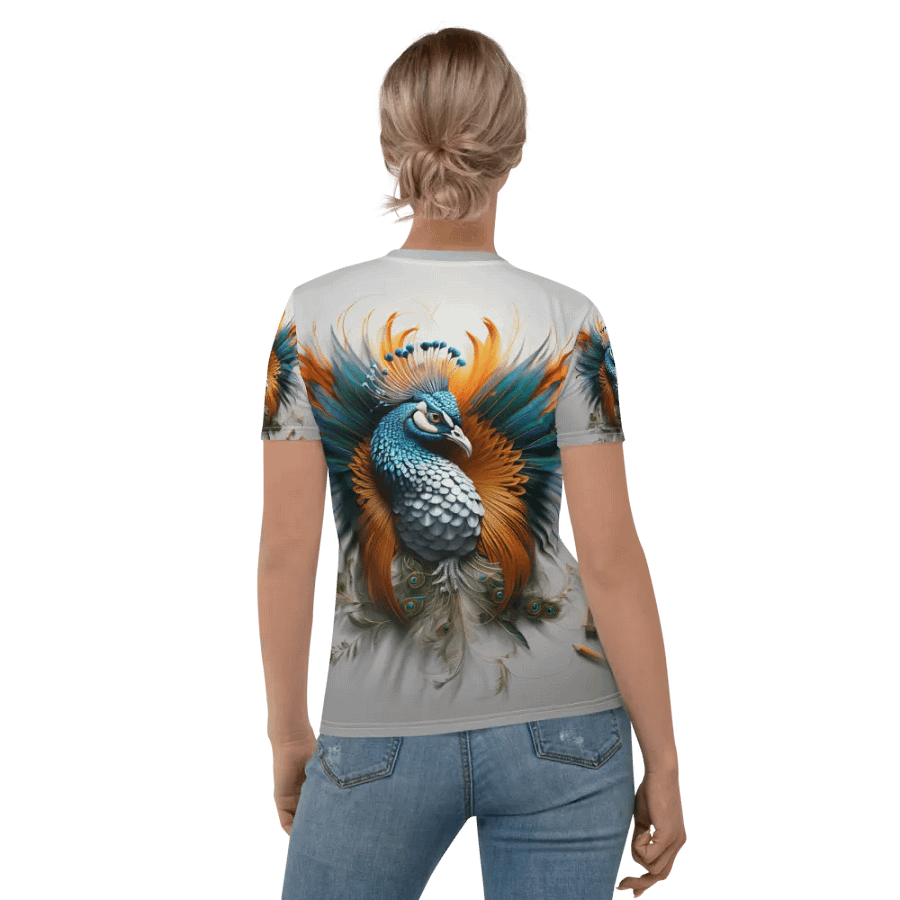 Peacock Vibrant T shirt product image (2)