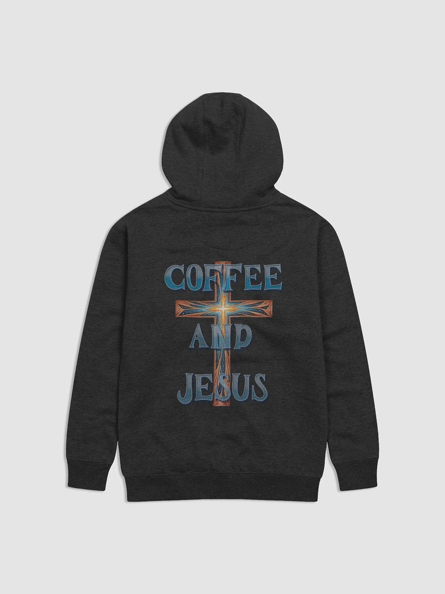 COFFEE AND JESUS CROSS HOODIE product image (1)