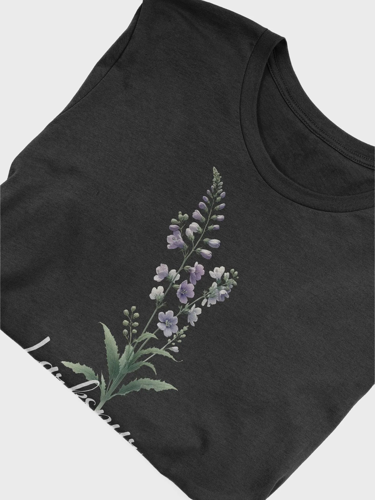 Larkspur Birth Month Flower Tee For July: Reflecting Positive, Grace, First Love: Perfect Gift for Her product image (4)