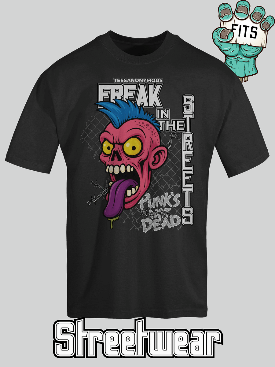 Streetwear Graphic Tee - Punk Head by Freak in the Streets product image (1)