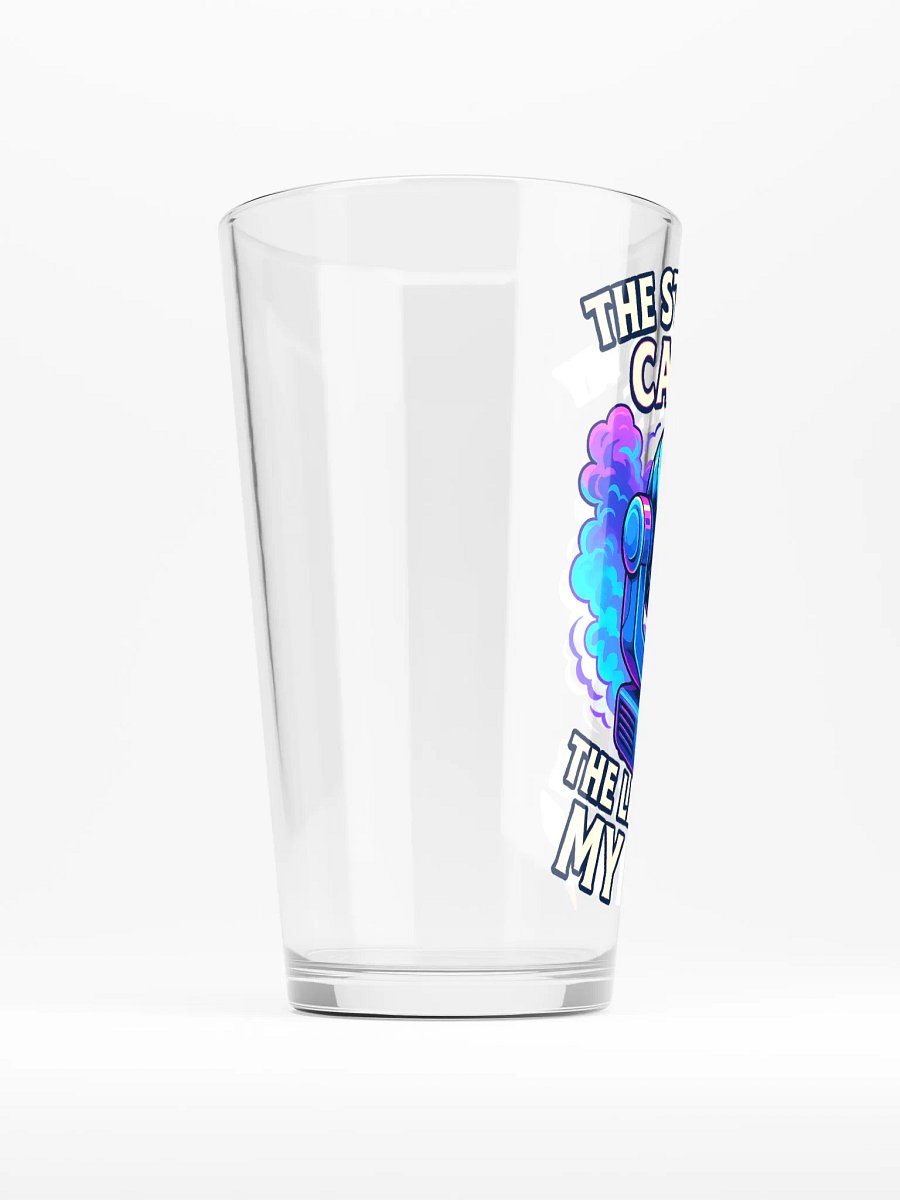 Theatrically Jerry: "The Stage Is My Canvas, The Lights Are My Paint" Graphic Pint Glass product image (2)