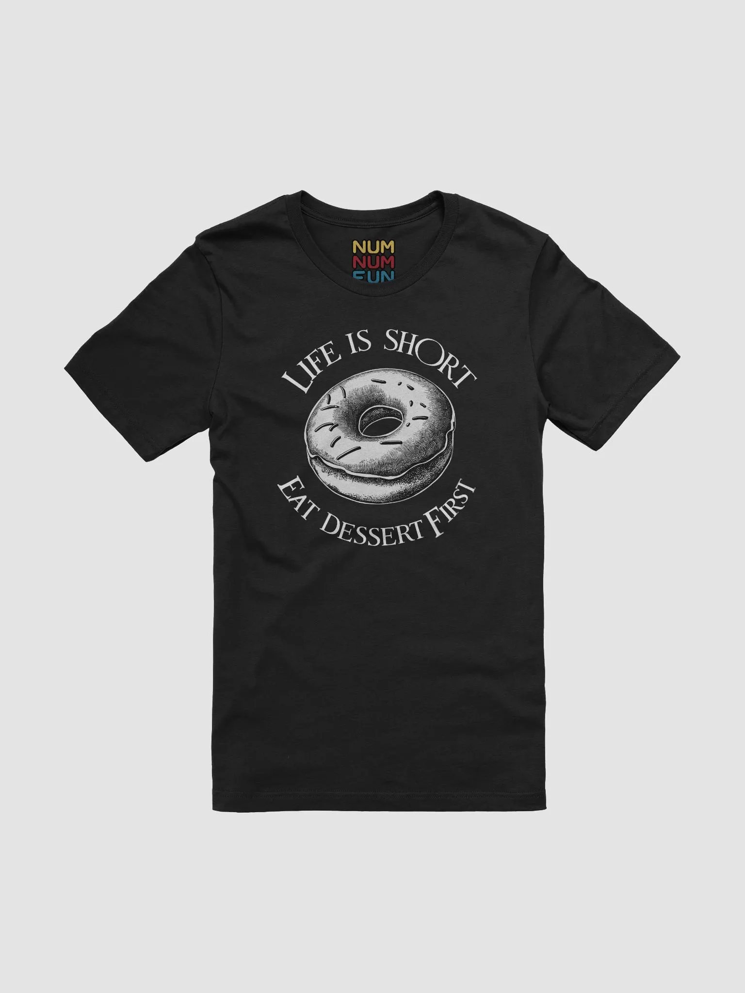 Life is short eat dessert first (donut mono) product image (14)