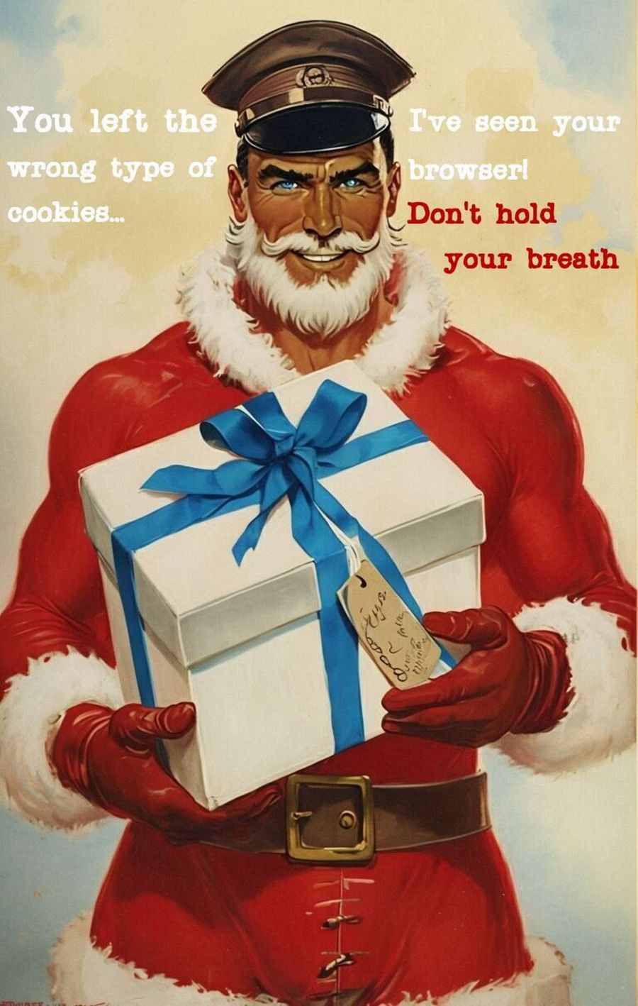 Wrong Cookies Leather Daddy Christmas Pride Graphic Design Funny T Shirt product image (9)