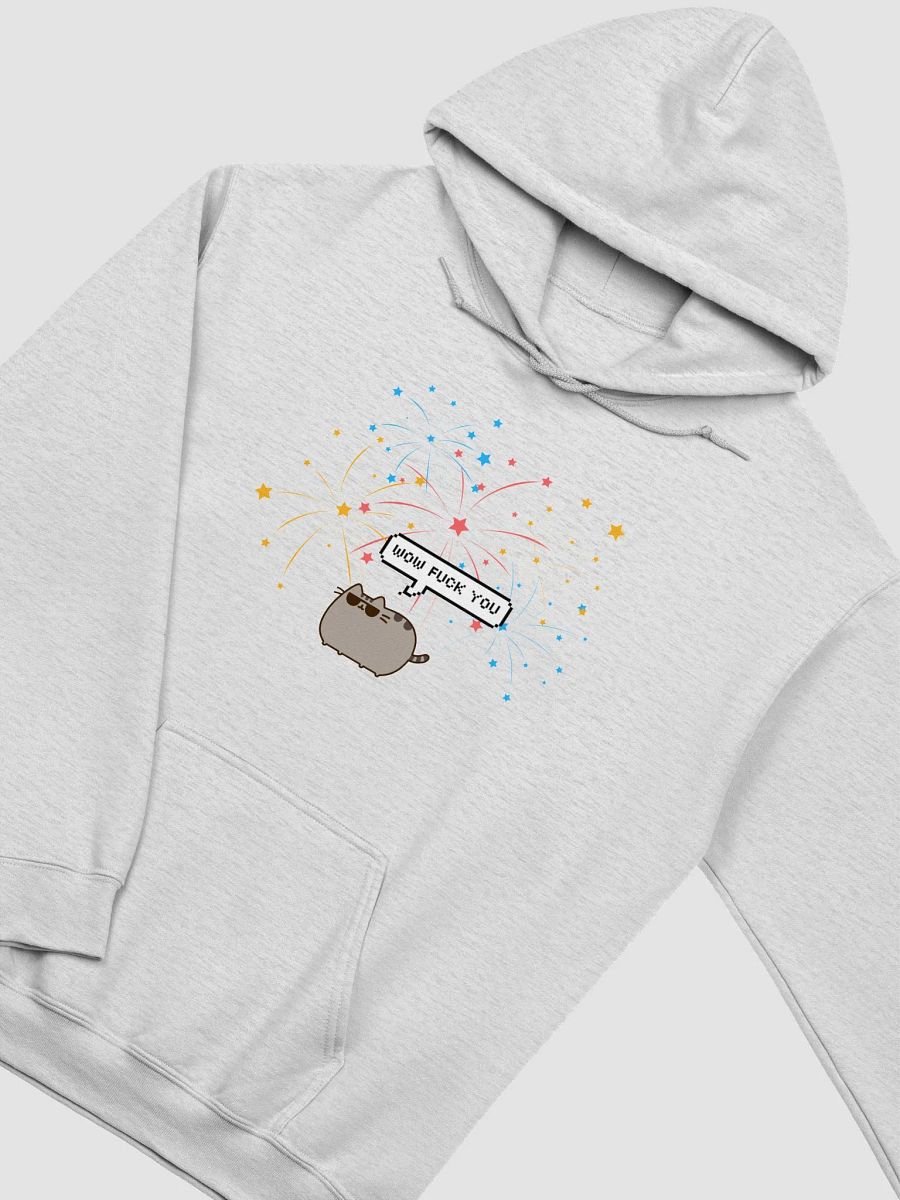Wow Fuck You Cat Fireworks Hoodie product image (34)