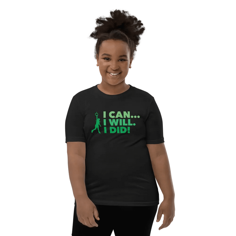 I Can... I Will. I Did! Green Kids Tee product image (9)