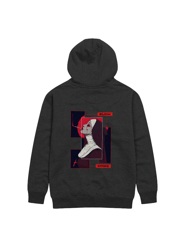 "Blow Smoke" Back Unisex Printed Hoodie product image (2)