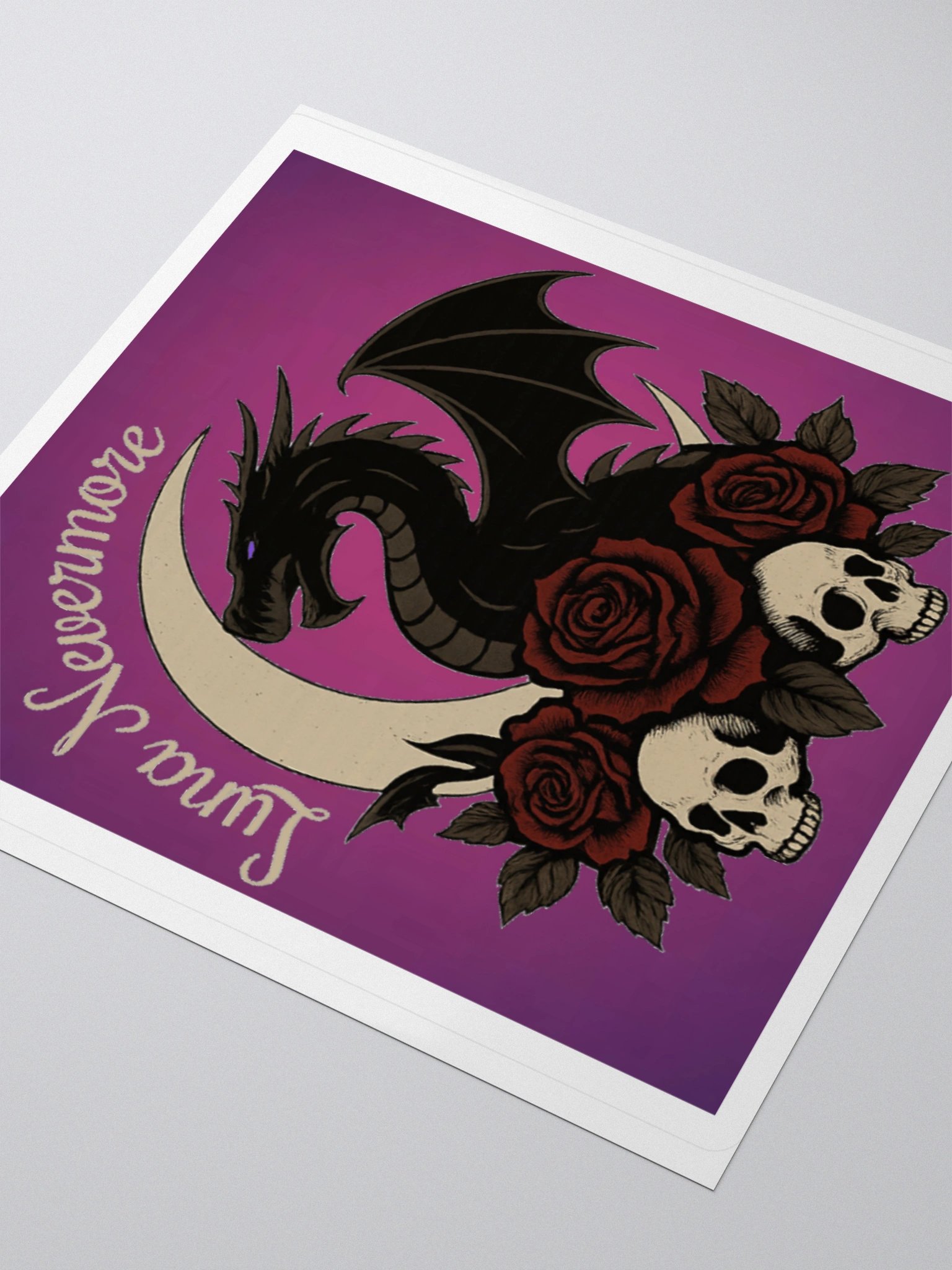 Luna's Dragon Logo Kiss Cut Stickers product image (8)
