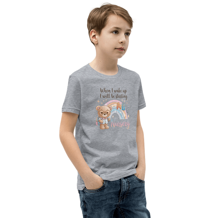Youth Short Sleeve T-Shirt Teddy Bear product image (2)