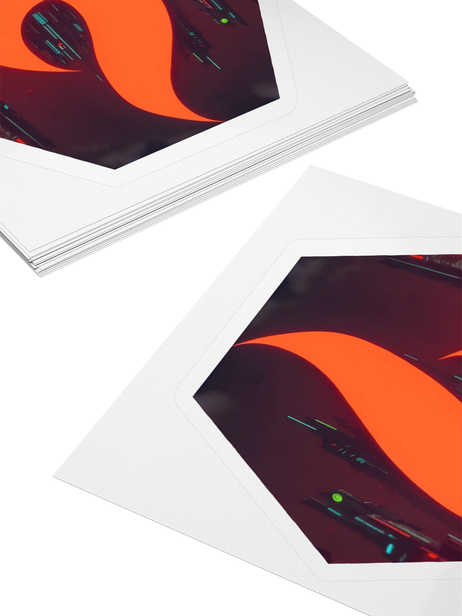 "Dystopian Burn" Sticker product image (12)