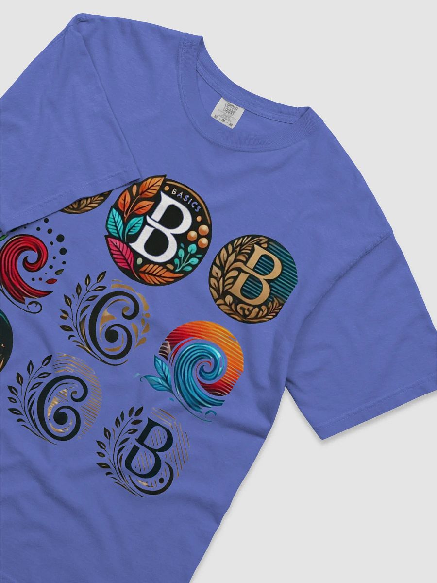 Floral B & C Circle Design T-Shirt product image (29)
