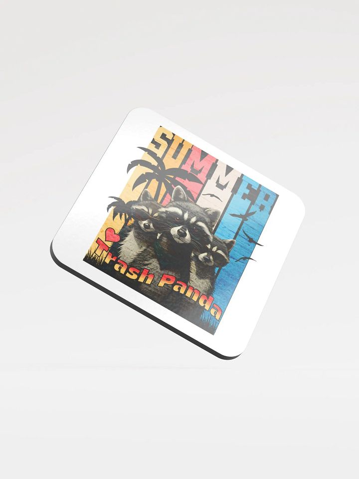 Summer Trash Panda Coasters product image (1)