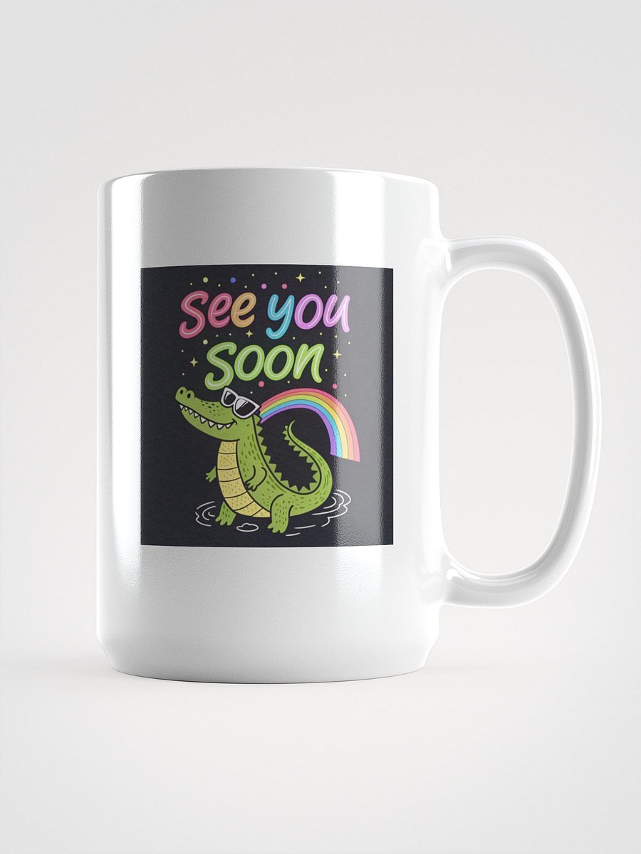 Alligator Vibes White Glossy Mug product image (1)