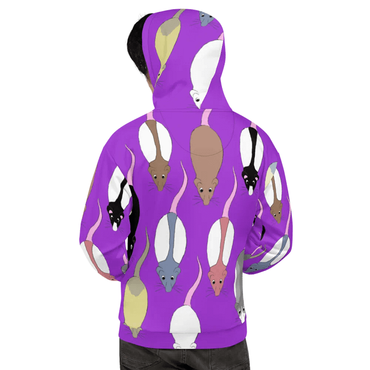 rat pack (purple) hoody product image (2)