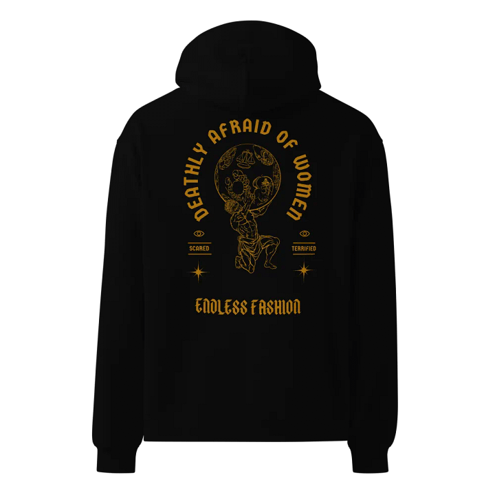 DEATHLY AFRAID - OVERSIZED HOODIE product image (1)