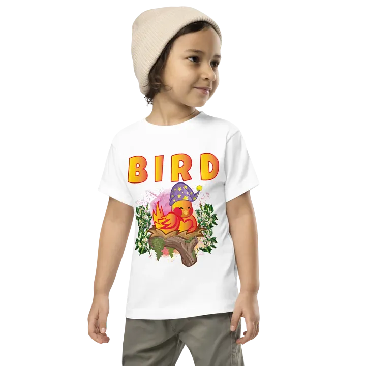 Bird Colorful Funny Cute Bella +Canvas Toddler T-Shirt – Funny Shirt, Best Gift for Kids product image (2)