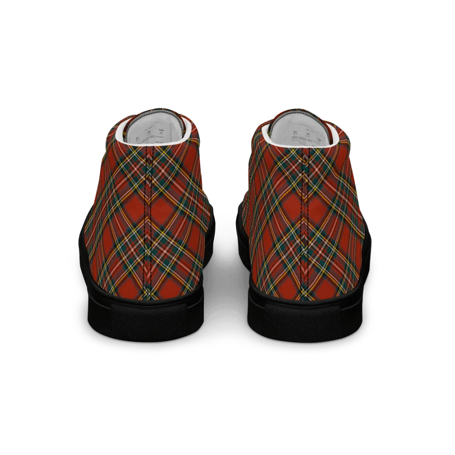 Royal Stewart Tartan Men's High Top Shoes product image (6)