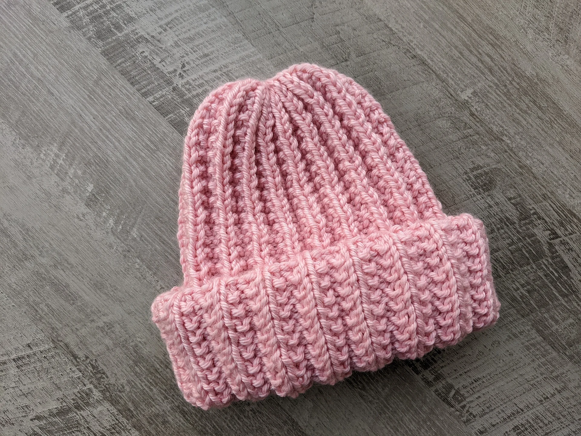 Unisex Ribbed Knit Hat Pattern for Men & Women product image (4)