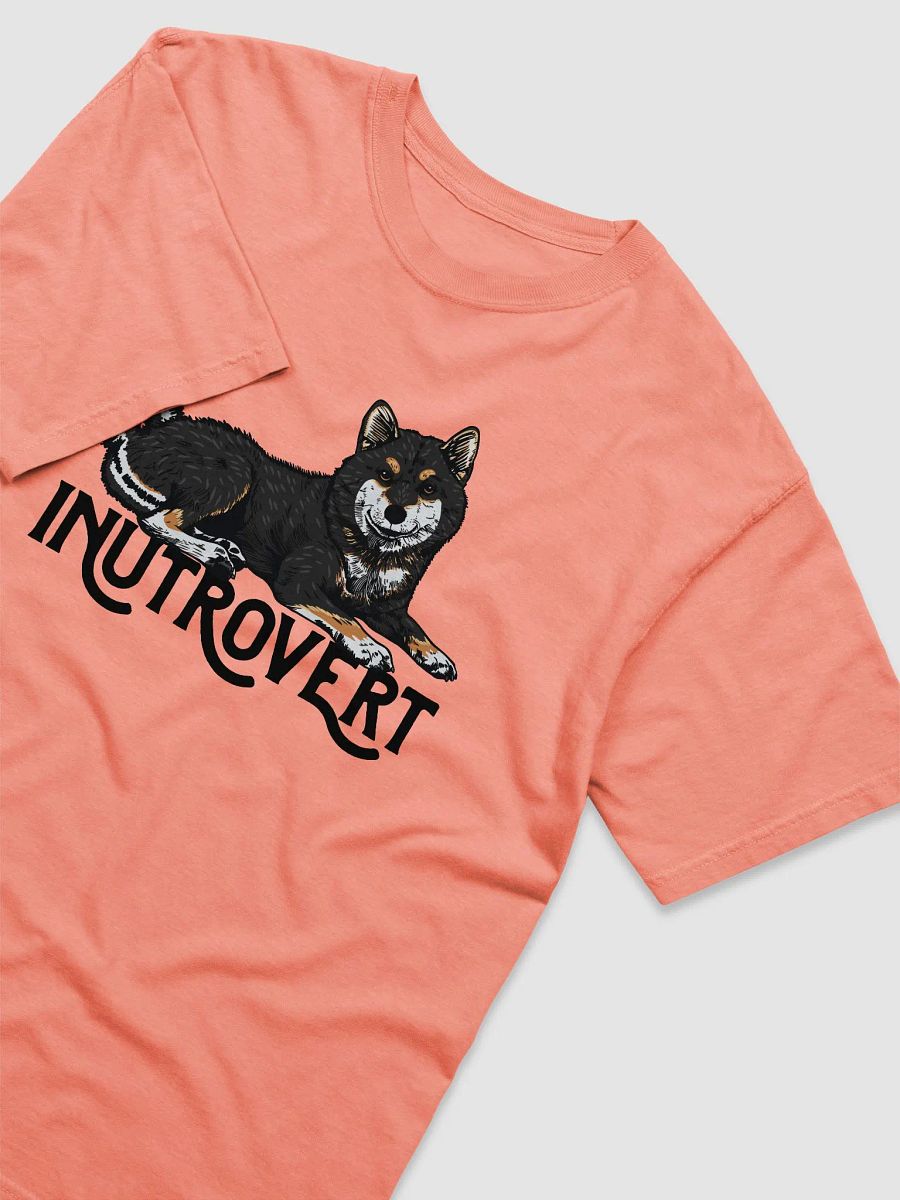 Inutrovert T-Shirt of a Shiba Inu (Tricolor) | Funny T-Shirt for Shiba Inu Paw-rents product image (31)