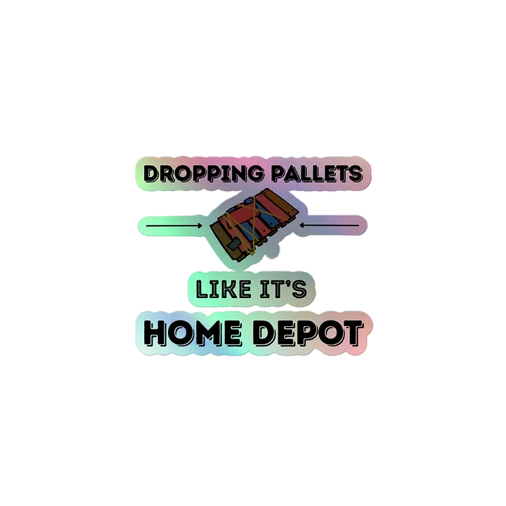 Pallets Holographic Sticker Sheet product image (1)