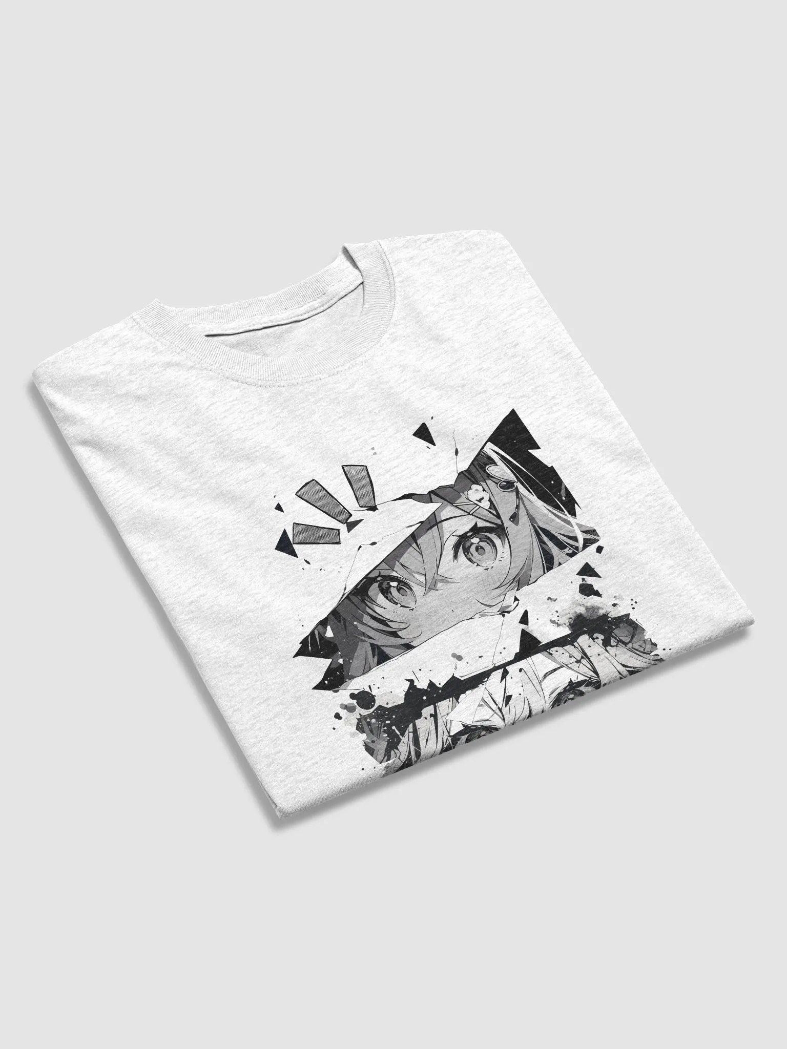 Ethereal Eyes Monochrome T-Shirt product image (3)