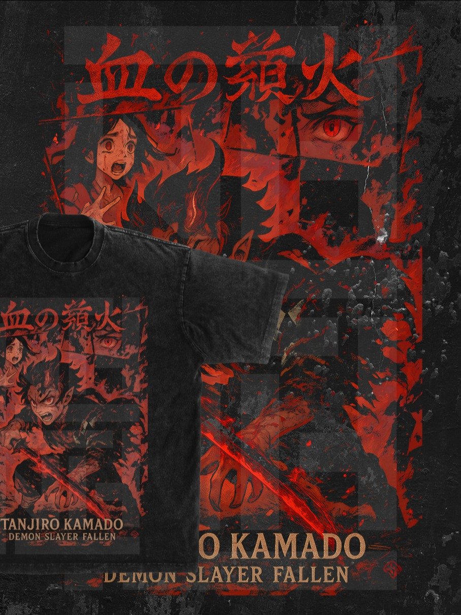 TANJIRO KAMADO Demon slayer | Kimetsu no Yaiba t-shirt PNG design product image (1)