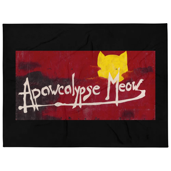 Apawcalypse Meow Blanket product image (1)