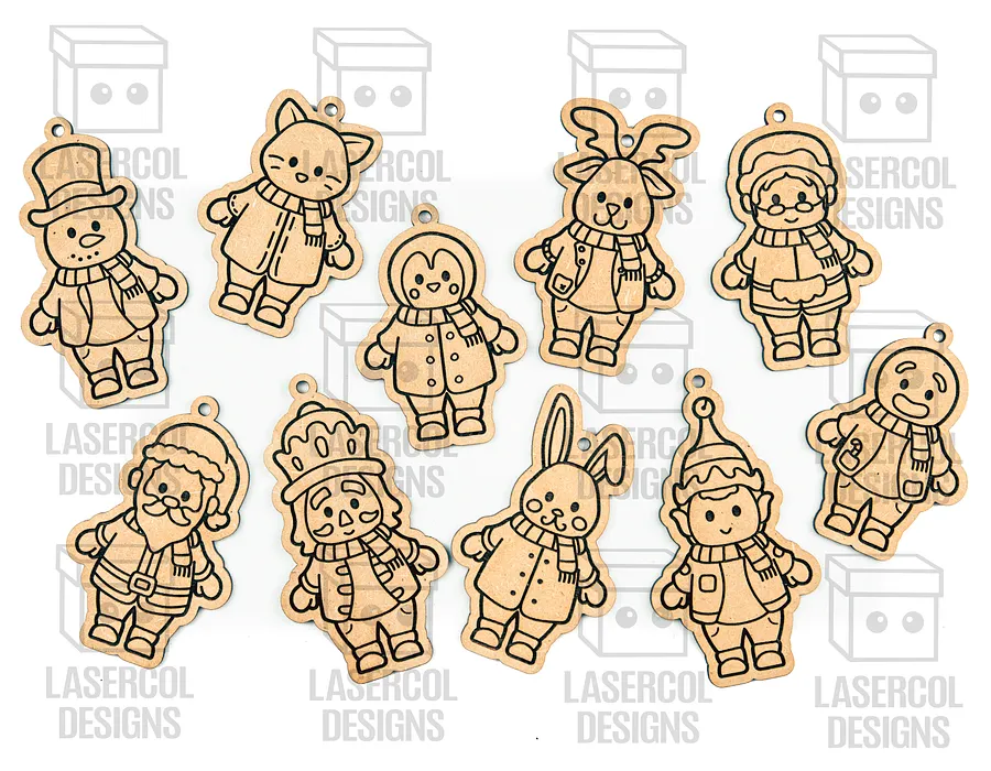 Christmas Ornaments - Laser Cut Files product image (2)