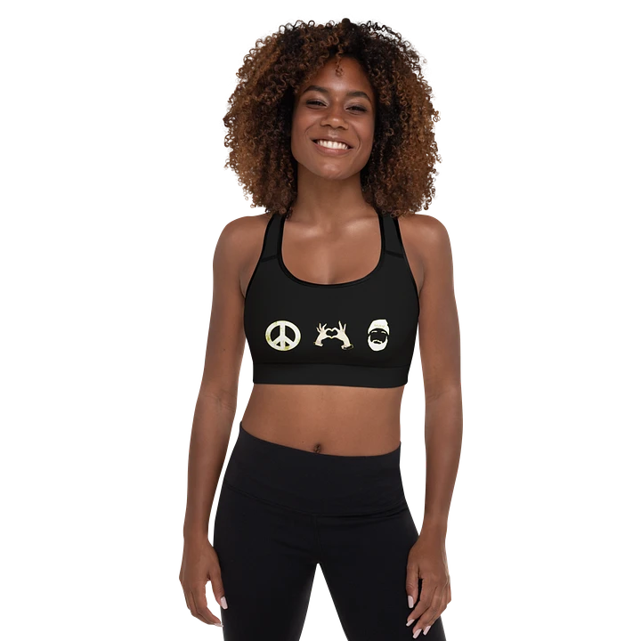 Peace Love Mulu Padded Sports Bra product image (1)