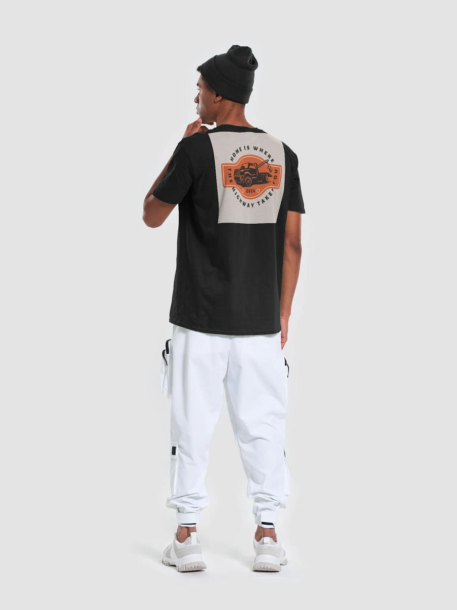 Man T-Shirt Truck Highway Unisex Softstyle T-Shirt product image (6)