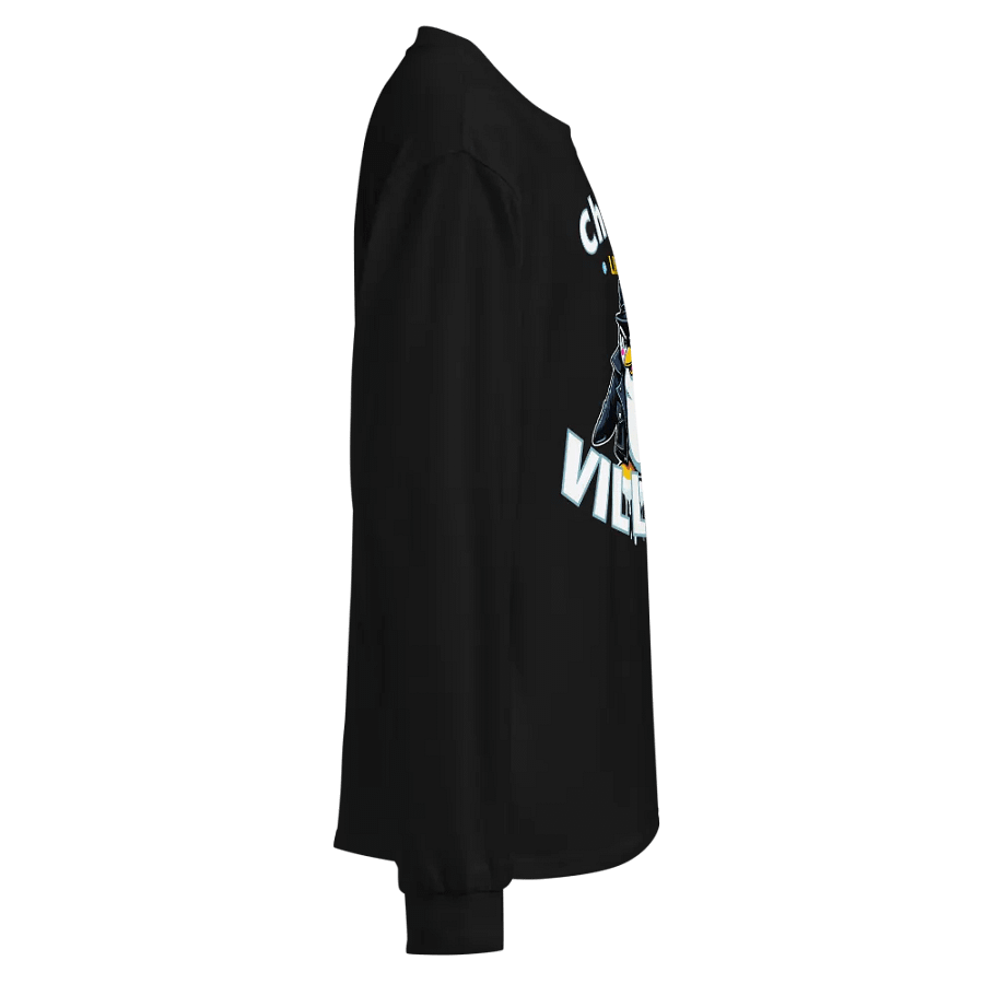 Cool Penguin Vibes Long Sleeve Shirt product image (8)