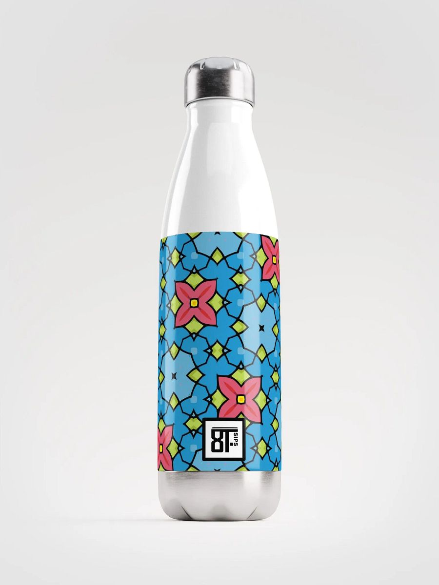 8T Sips Mosaic Stainless Steel Water Bottle product image (1)