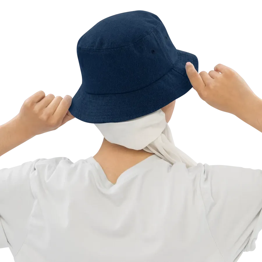 Sunset Vibes Denim Bucket Hat product image (11)
