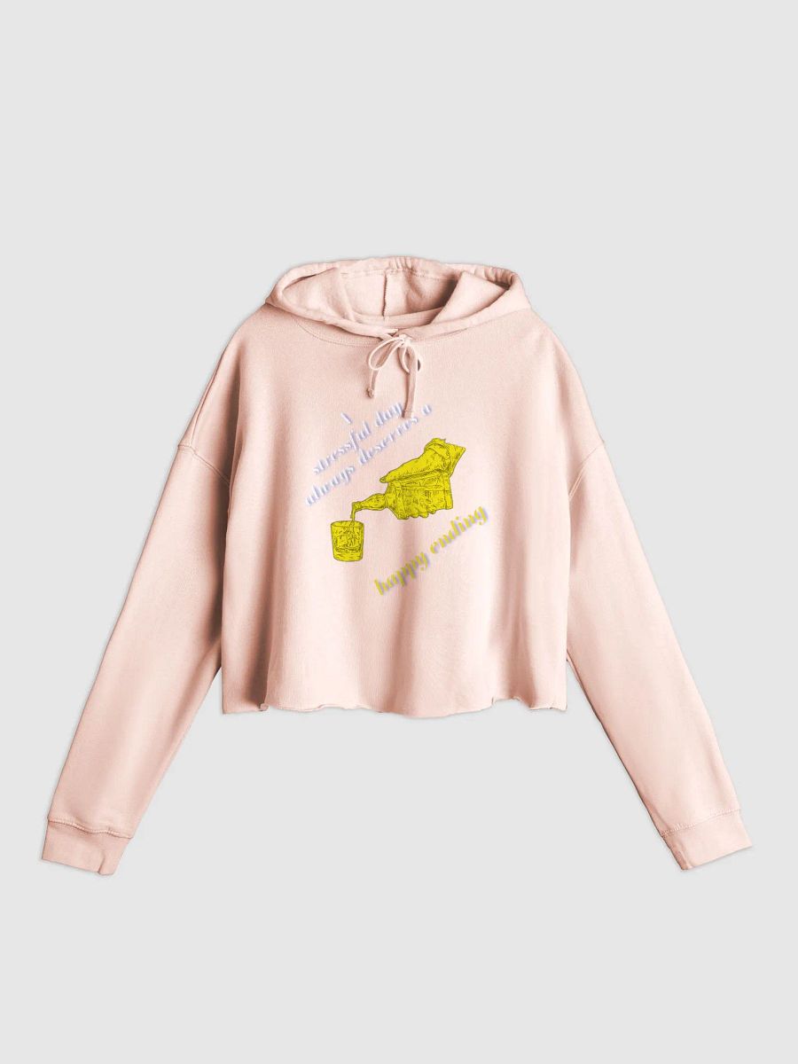 Happy Ending - Ladies' Crop Top Hoodie product image (6)