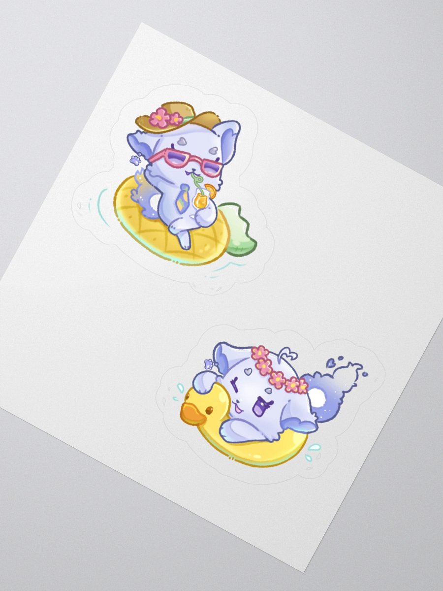[ppan-biri] Floofling Sticker Set (3" x 3") product image (2)