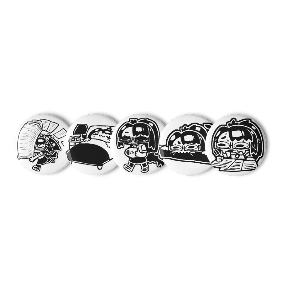 5x Struggle Button Pins (S) product image (5)