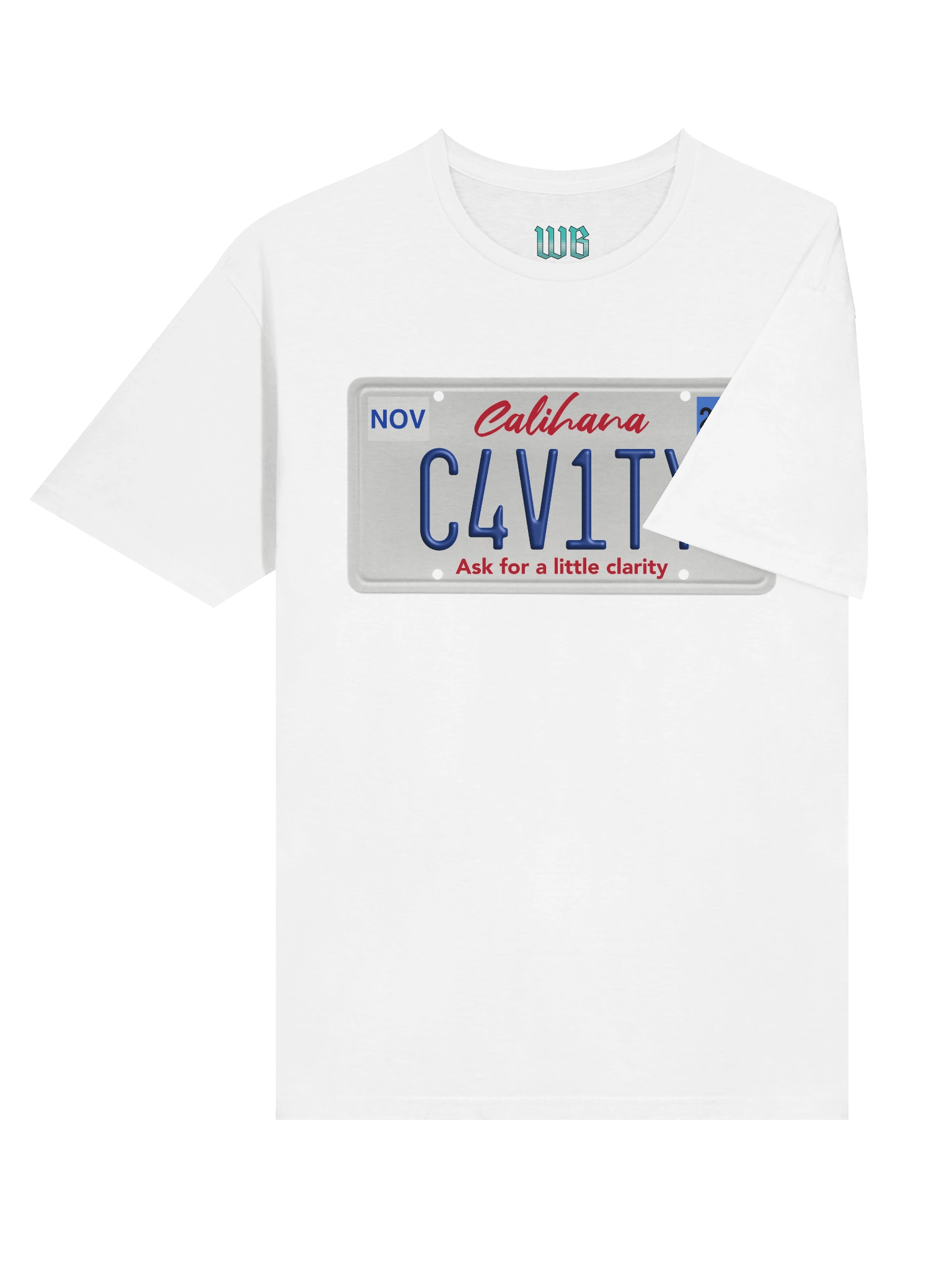 Cavity Licence Plate T-Shirt product image (57)